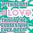 A static image with repeating text and patterned background in teal, pink, and white.
