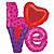 Pixelated icon of stylized 'H' and 'O' letters in pink, purple, red gradient with white highlights on light checkered background.