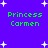 Purple background with white star shapes and green text reading 'Princess Carmen' in four identical sections.