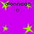 A static image with a bright purple background featuring repeated text and star shapes in green-yellow tones.