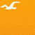 A pixelated white bird in flight against a solid orange background, with no visible text or additional elements.