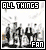 Animated sequence of a band performing, transitioning to abstract light effects and text overlays with 'ALL THINGS' and 'queer eye' labels.