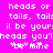Pixelated text on bright pink background with repeated phrases and small decorative symbols below.