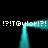 A pixelated cyan frame with white text reading "!?!Taylor!?! " repeated at top and bottom against a black background.