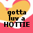 Pixelated heart-shaped background with text overlays changing across frames, featuring yellow-orange hearts on pink and white stripes.