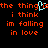 Pixelated text in orange and cyan on black background with a blinking cursor-like animation.