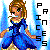 Pixelated 50x50 static icon featuring a cartoon princess in blue dress with brown hair, standing against light blue background and vertical black text reading "PRINCESS".