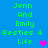 Blue background with green pixelated text reading "Jenn And Emily Besties 4 Life" and two heart symbols, one pink and one purple.