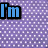 Pixelated text on a purple dotted background with a gray rectangle overlay.