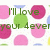 Pixelated icon with green text over pink and green circles, displaying 'I'll love you 4ever always on my mind' above a memorial message for Honey.