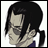 Pixelated anime-style character with black hair in a ponytail, hand near face, on white background; adjacent black with pixelated text "Anime IM" and "com"