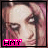 nine pixelated images showing a person with long brown hair and pink background, each labeled 'AMY' in bright pink text at the bottom left
