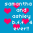 Pixelated blue background with repeated white text and red hearts, showing static composition.