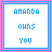 Two side-by-side pixel art frames showing the same text in different colors within a double border frame.