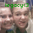 Two people in a selfie pose with green text 'legacy<3' above them, displayed across three showing slight variations