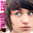 Static 48x48 pixel buddy icon featuring a close-up of a person's face with dark hair and light skin, alongside vertical pink text on the left side.