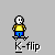 Pixel art character in yellow shirt and blue pants performing actions with skateboard, trash can, and red-and-white object on gray background.