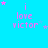 A static image with a bright cyan background displays repeated pink text "i love victor" surrounded by pink and light blue stars.