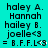 A static digital image displays repeated text and symbols on a cyan background with one gray rectangle.
