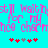 Pixelated text on cyan background with red and gray heart symbols below, repeating across the frame.