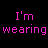 Pixelated pink text reads 'I'm new wearing socks' above five white smiley face icons on black background with gray corner.