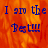 Blue text on orange flame-like background reads "I am the Best!!!" in three repeated sections with one section missing.