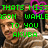 Pixelated image with green text overlay reading 'THAT'S MISS GON WAHLE TO YOU AKUBA' over a blurred background featuring brown tones and purple accents.