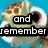six shows a cartoon character's face with changing text overlays on a blue background