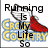 A four- displays sequential text changes over a static background featuring red shoes and yellow 'CROOK COUNTRY' lettering