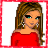Pixelated image of a woman in red off-shoulder dress holding red handbag, with 'Happy Valentine's Day' text on right.