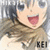 Pixelated anime-style icon shows a character with light skin, dark eyes, and brown hair smiling widely with mouth open; text "REI" appears in the lower right.