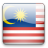 Static pixel art of a flag with blue field, yellow crescent, yellow sun, red and white stripes, and light blue sky background.