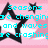 Pink background with black and white star shapes and cyan text reading 'Seasons and stars are changing falling all and waves for us. days grow longer and nights grow shorter. i can show you I'll be the one'