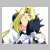 Pixelated static image of two figures in close embrace, one with light brown hair and pinkish skin, the other with dark hair and blue clothing, against a bright background.