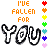 Character icons for AIM, MSN, MySpace and Yahoo
