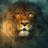 Static 48x48 pixel icon of a lion's face with brown and tan fur against a dark blue background, rendered in low-resolution pixel art style.