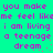 Cyan background with repeating pink pixelated text 'you make me feel like i am living a teenage dream' in two , each containing the full phrase twice