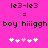 Pixelated text and heart symbols on a bright pink background with two identical side-by-side sections.