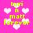 Pixelated pink background with white hearts and yellow text reading 'tori n matt forever' in four repeated sections.