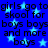 Blue background with repeating light blue stars and black text reading 'girls go to skool for boys boys boys boys and more and more boys' in a pixelated font.