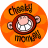 Pixelated orange circular icon with cartoon monkey face and text 'Cranky Monkey' above and below, next to green 'Original Icons .com' text on dark background.