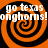 Four identical orange and black spiral patterns with white text reading "go texas longhorns!" overlaid on each spiral.