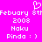 A static pixel art image with a bright pink background, white text, and a heart symbol.