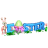 Animated Easter-themed icon with blue text, bunny, egg, and flowers; bunny moves across the scene.