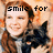 A person with long brown hair holds a black cat against an orange background, with text overlays changing across frames.