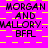 Static image with repeating text on a checkered background.