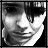 A 5x4 contact sheet of black-and-white animated frames showing a person's face with changing text overlays, each frame displaying different phrases in pixelated font.
