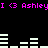 Pixelated text and bar graphs on a black background with pink and white elements.