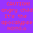 Pixelated text repeats across a purple background with cyan and red lettering, showing 'CAUTION! angry child It's the apocalypse NO!!!O.o' in multiple