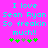 Pixelated cyan text on bright pink background reads 'I love Sean Ryan so freakin much!!' with green and gray star-like symbols below.